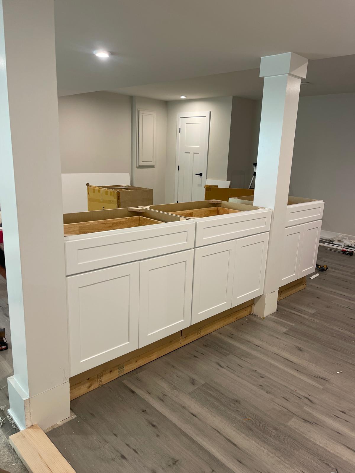 Interior painting project in a Maryland residence by ENS Painting and Cleaning