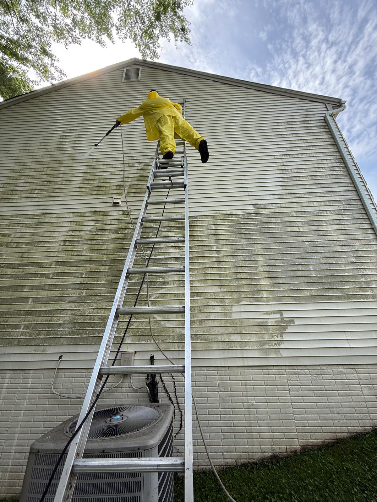 ENS Painting and Cleaning team at a Maryland residential project site